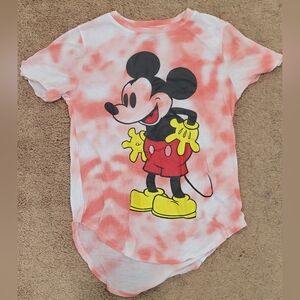 Disney Mickey Mouse Peach and Cream Shirt